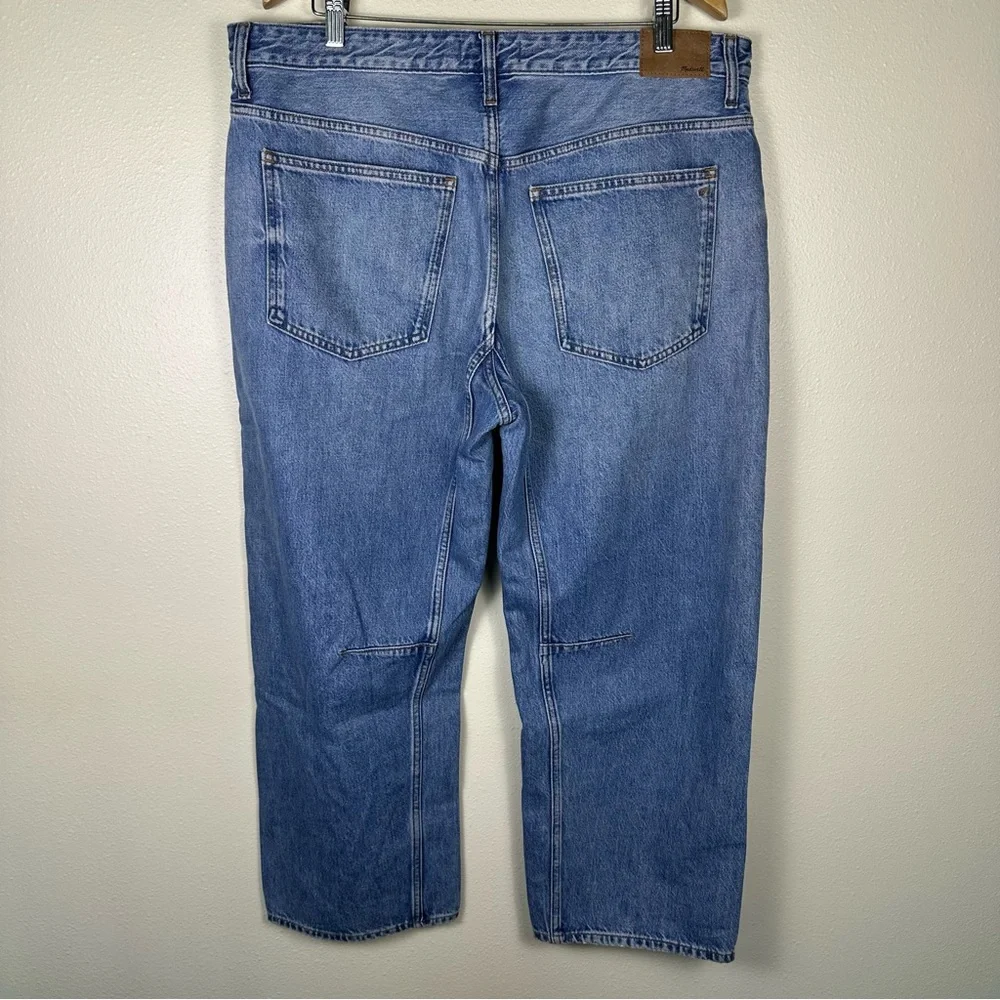 MADEWELL The Darted Barrel-Leg Women's 31 Dobbins Wash Denim Jean